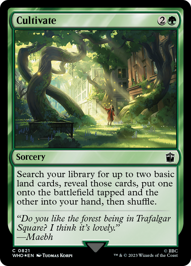 {C} Cultivate (Surge Foil) [Doctor Who][WHO 821]