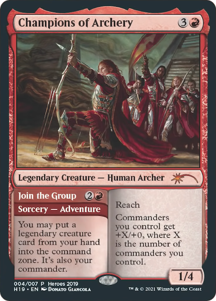 {R} Champions of Archery // Join the Group [Heroes of the Realm 2019][PA H19 004]