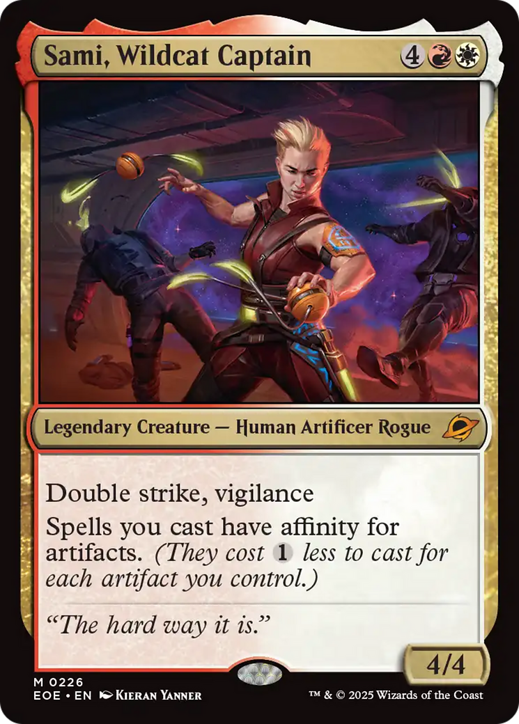 {@@ EOE R} Sami, Wildcat Captain [Edge of Eternities][EOE 226]