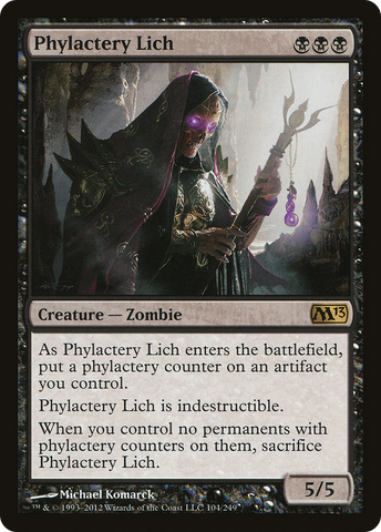 {R} Phylactery Lich [Magic 2013][M13 104]