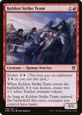 {C} Keldon Strike Team [Dominaria United][DMU 136]