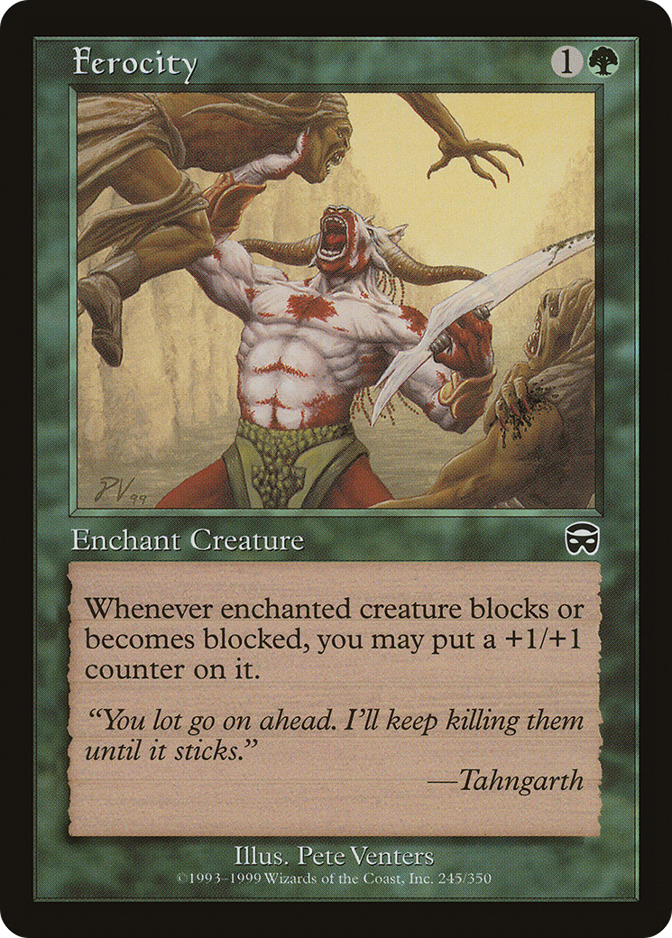 {C} Ferocity [Mercadian Masques][MMQ 245]