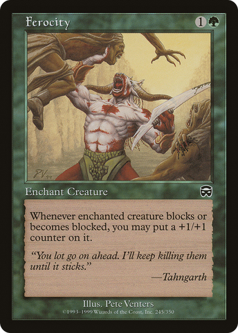 {C} Ferocity [Mercadian Masques][MMQ 245]
