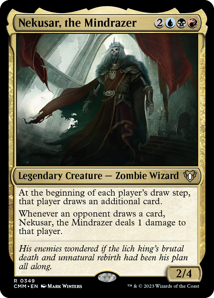 {R} Nekusar, the Mindrazer [Commander Masters][CMM 349]