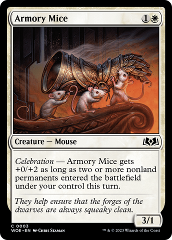 {@C} Armory Mice [Wilds of Eldraine][WOE 003]
