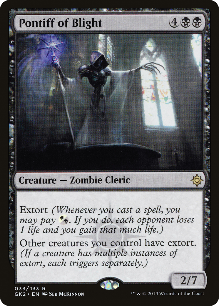 {R} Pontiff of Blight [Ravnica Allegiance Guild Kit][GK2 033]