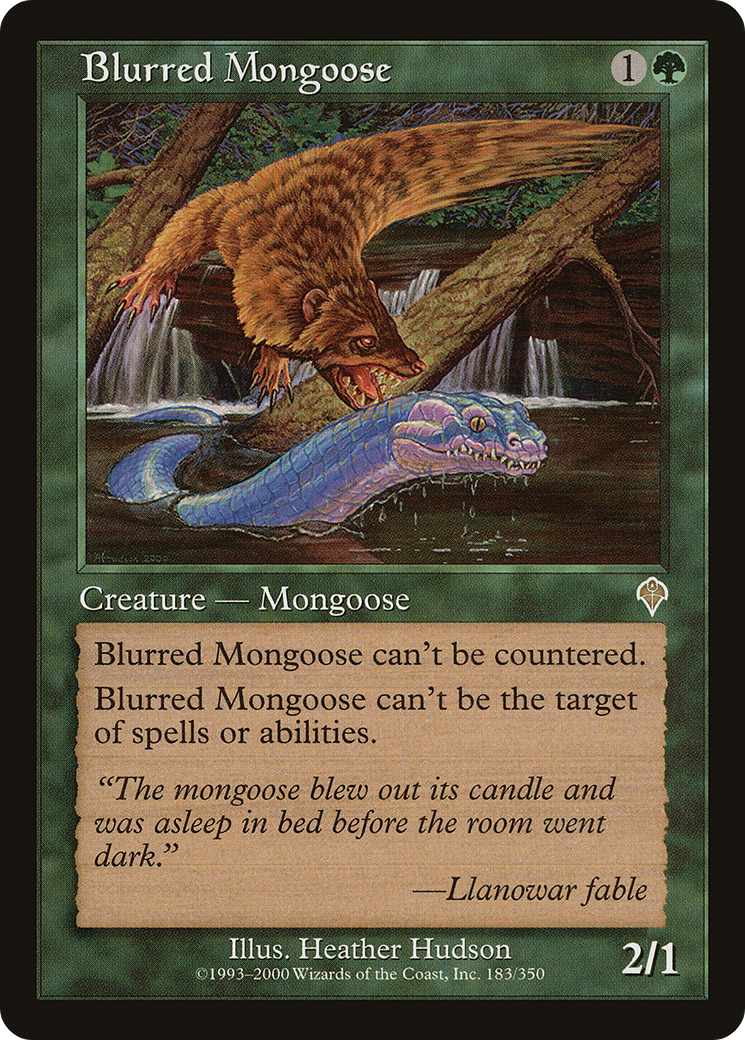 {R} Blurred Mongoose [Invasion][INV 183]