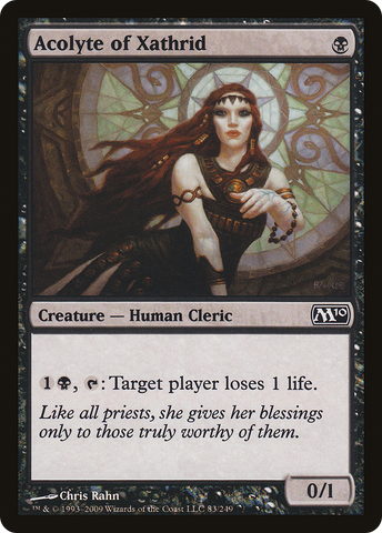 {C} Acolyte of Xathrid [Magic 2010][M10 083]