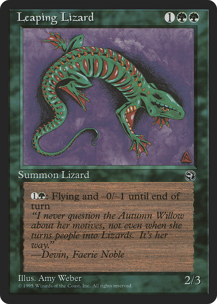 {C} Leaping Lizard [Homelands][HML 090]