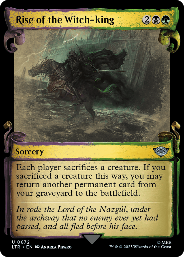 {C} Rise of the Witch-king [The Lord of the Rings: Tales of Middle-Earth Showcase Scrolls][LTR 672]