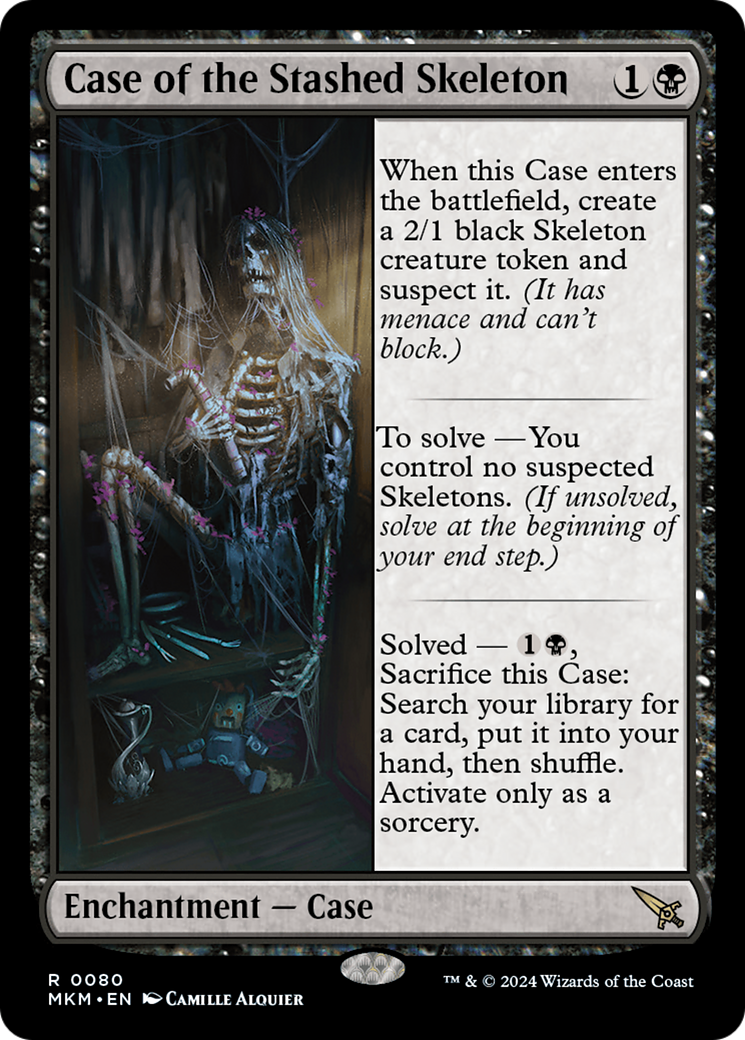 {@R} Case of the Stashed Skeleton [Murders at Karlov Manor][MKM 080]