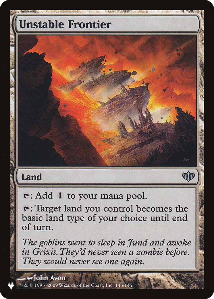 Unstable Frontier [LIST 145/145]
