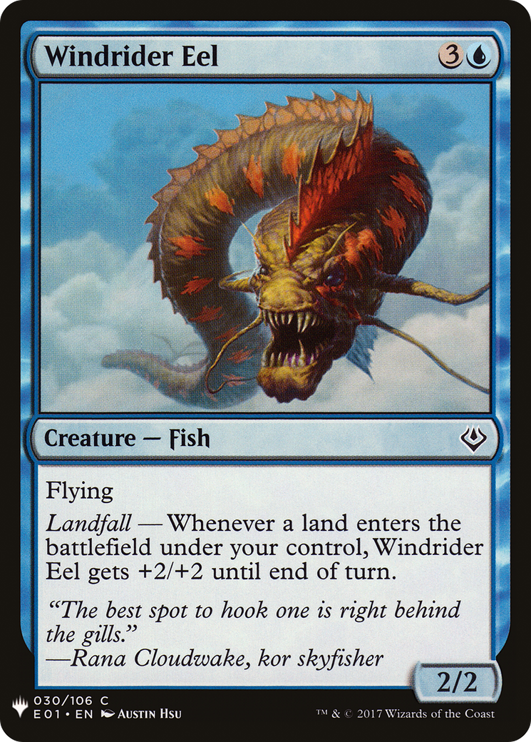 {C} Windrider Eel [Mystery Booster][LS E01 030]