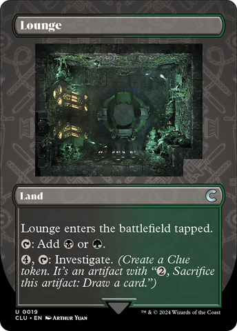 {C} Lounge (Borderless) [Ravnica: Clue Edition][CLU 019]