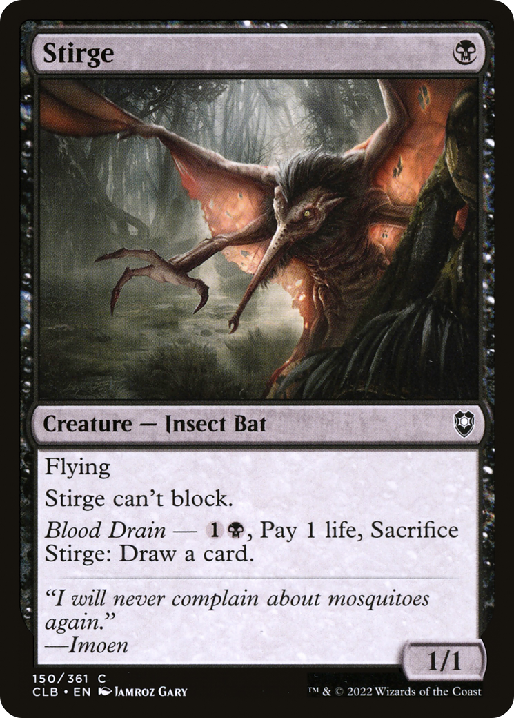 {C} Stirge [Commander Legends: Battle for Baldur's Gate][CLB 150]