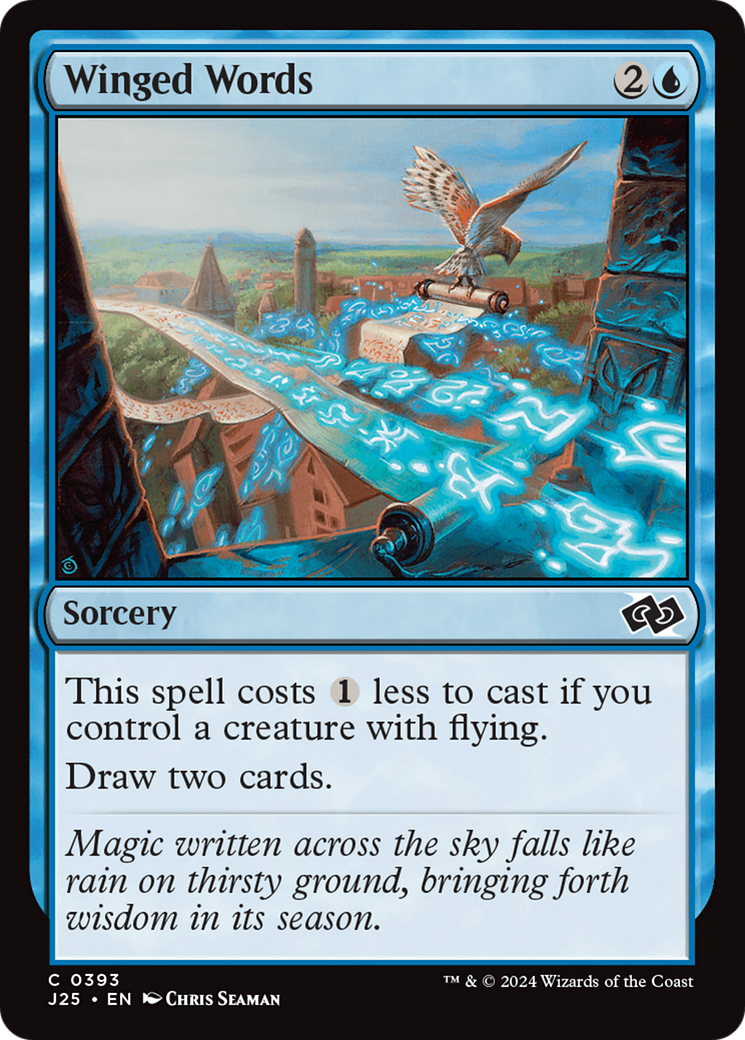 {C} Winged Words [Foundations Jumpstart][J25 393]