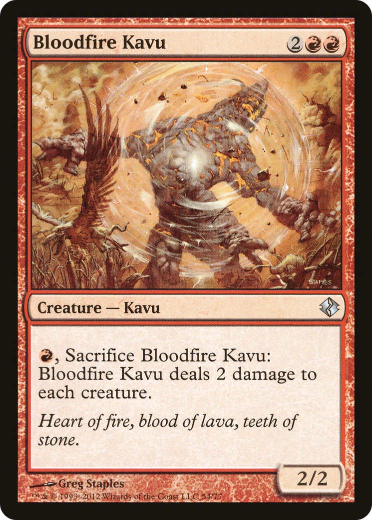 {C} Bloodfire Kavu [Duel Decks: Venser vs. Koth][DDI 054]