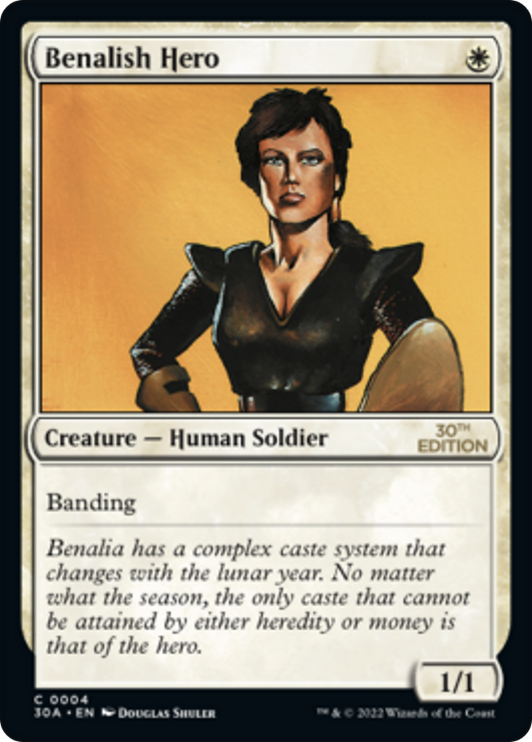 {C} Benalish Hero [30th Anniversary Edition][30A 004]