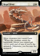 {R} Regal Sliver (Extended Art) [Commander Masters][CMM 757]