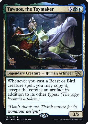 {R} Tawnos, the Toymaker [The Brothers' War: Prerelease Promos][PR BRO 222]