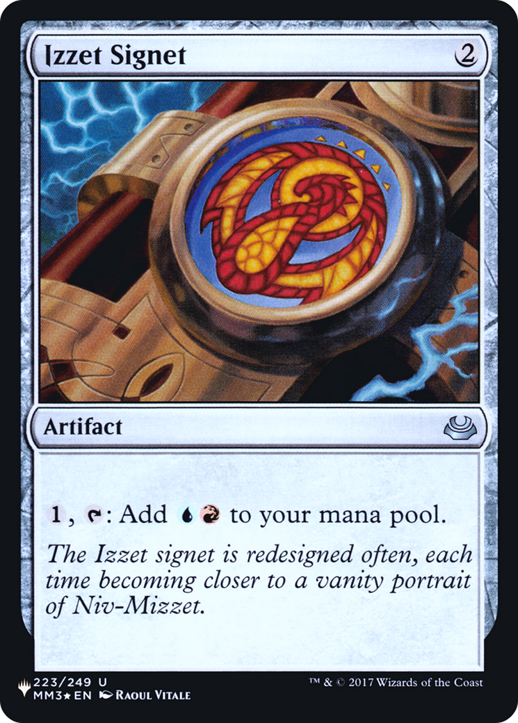 {C} Izzet Signet [Secret Lair: Heads I Win, Tails You Lose][LS MM3 223]
