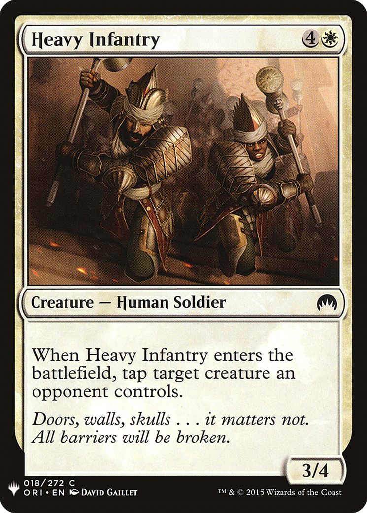 {C} Heavy Infantry [Mystery Booster][LS ORI 018]
