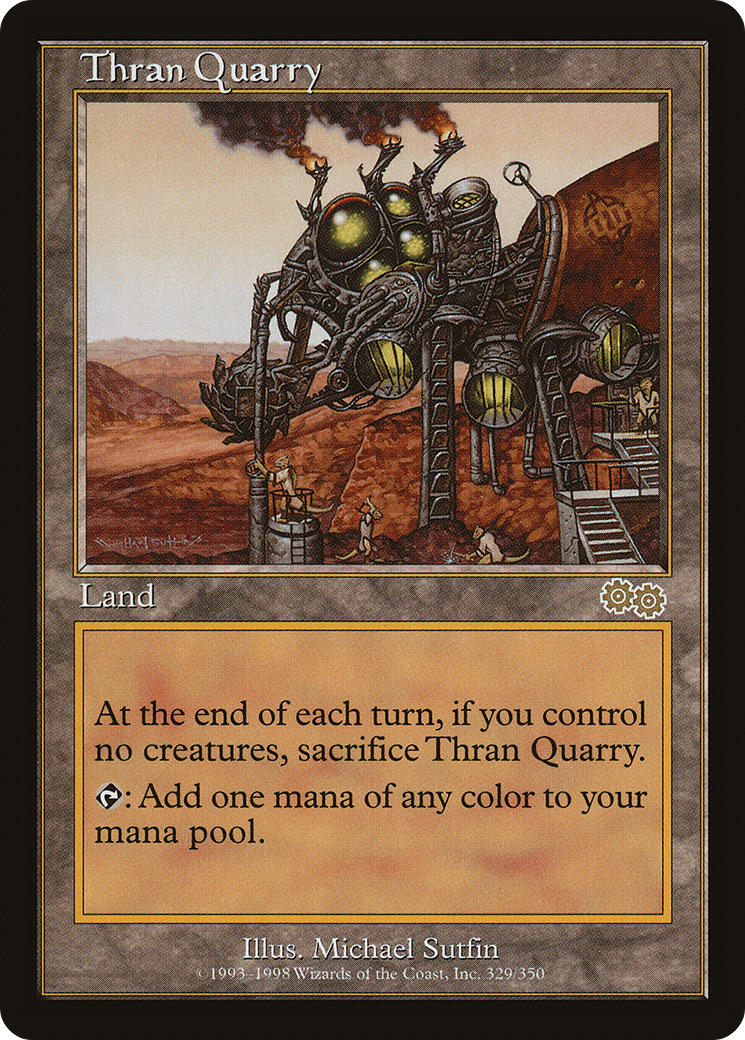 {R} Thran Quarry [Urza's Saga][USG 329] - Misty Mountain Games