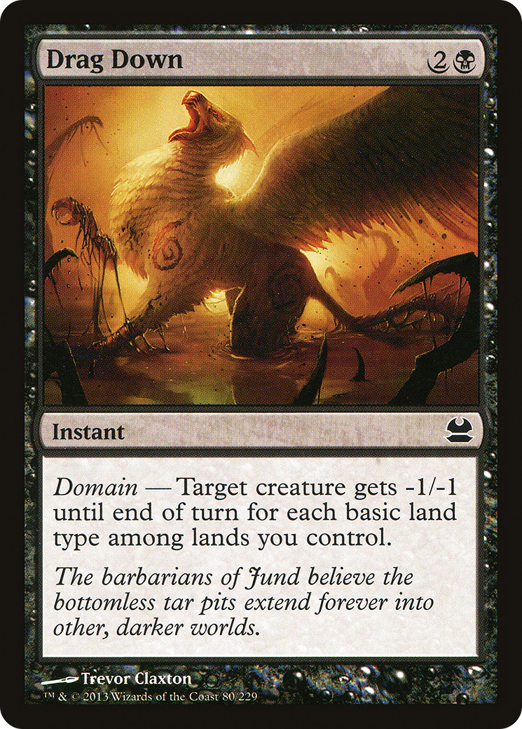 {C} Drag Down [Modern Masters][MMA 080]