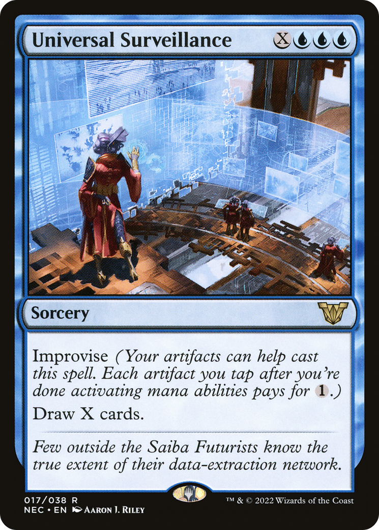 {R} Universal Surveillance [Kamigawa: Neon Dynasty Commander][NEC 017]