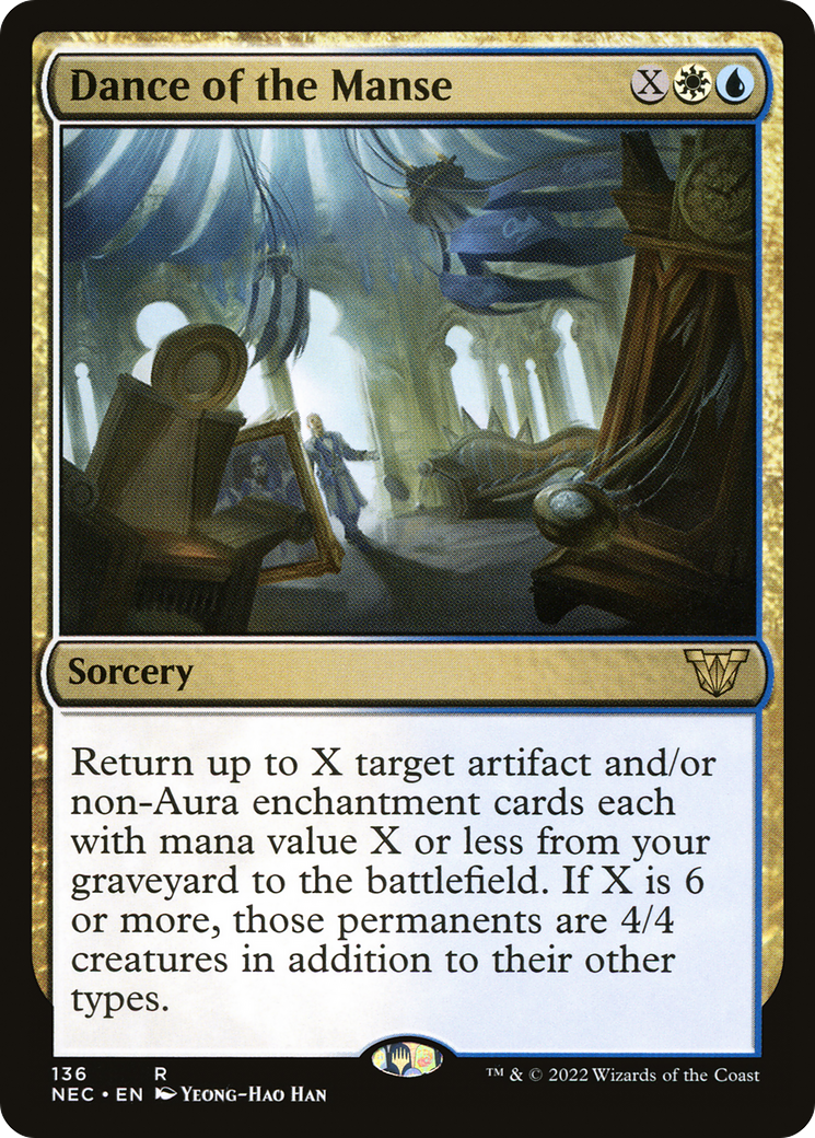 {R} Dance of the Manse [Kamigawa: Neon Dynasty Commander][NEC 136]