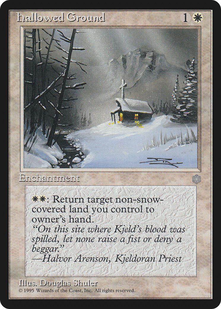 {C} Hallowed Ground [Ice Age][ICE 029]