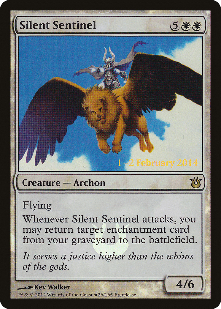 {R} Silent Sentinel [Born of the Gods Prerelease Promos][PR BNG 026] - Misty Mountain Games