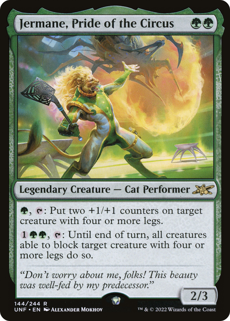 {R} Jermane, Pride of the Circus [Unfinity][UNF 144]