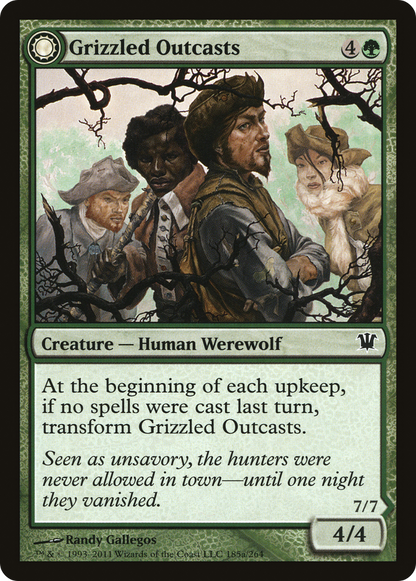 {C} Grizzled Outcasts // Krallenhorde Wantons [Innistrad][ISD 185] - Misty Mountain Games