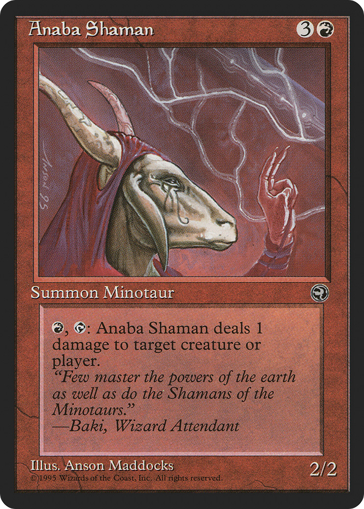 {C} Anaba Shaman (Baki Flavor Text) [Homelands][HML 67B]