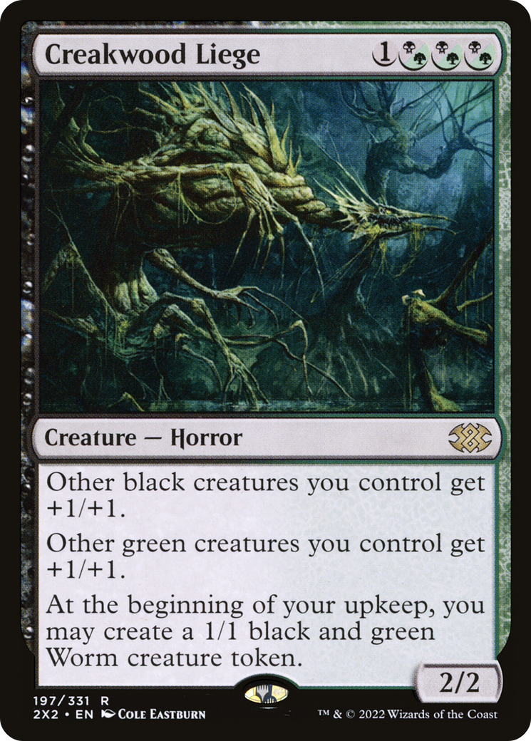 {R} Creakwood Liege [Double Masters 2022][2X2 197]