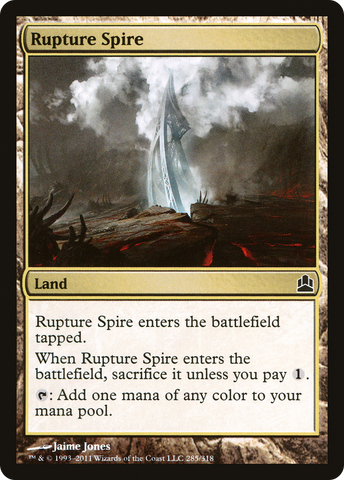 {C} Rupture Spire [Commander 2011][CMD 285]