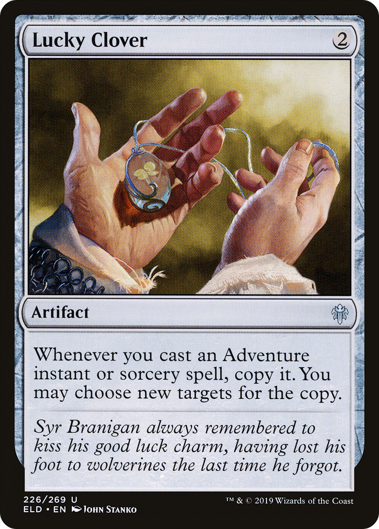 {C} Lucky Clover [Throne of Eldraine][ELD 226]