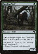{C} Snarling Wolf [Innistrad: Midnight Hunt][MID 199]