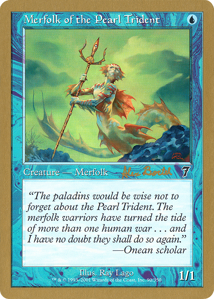{C} Merfolk of the Pearl Trident (Alex Borteh) [World Championship Decks 2001][GB WC01 AB90]