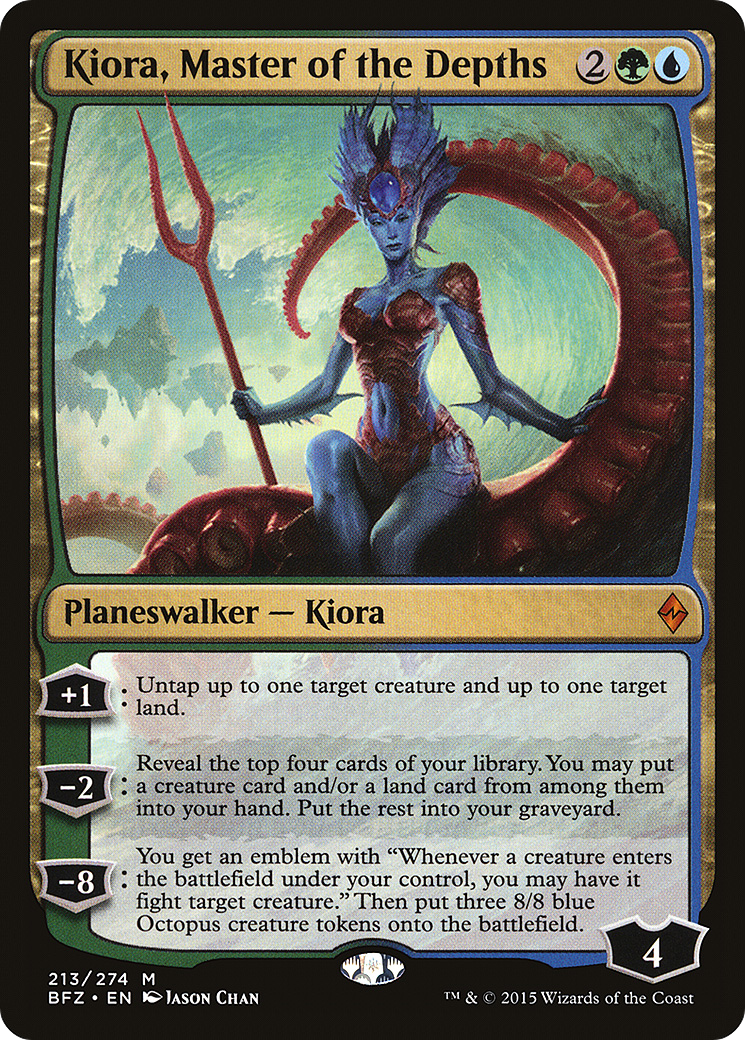 {R} Kiora, Master of the Depths [Battle for Zendikar][BFZ 213] - Misty Mountain Games