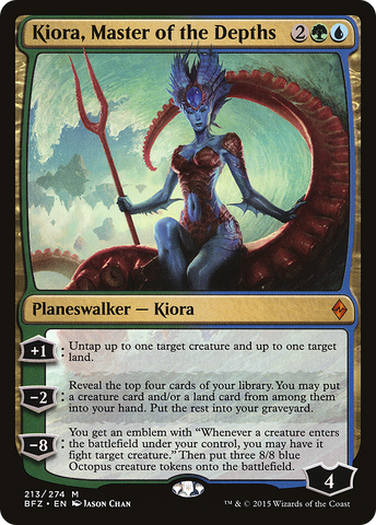 {R} Kiora, Master of the Depths [Battle for Zendikar][BFZ 213]