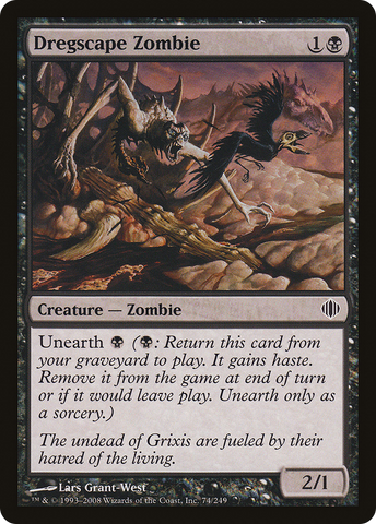 {C} Dregscape Zombie [Shards of Alara][ALA 074]
