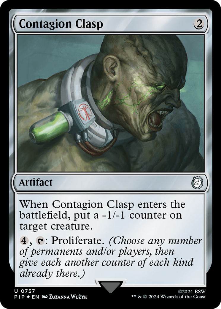 {C} Contagion Clasp (Surge Foil) [Fallout][PIP 757]