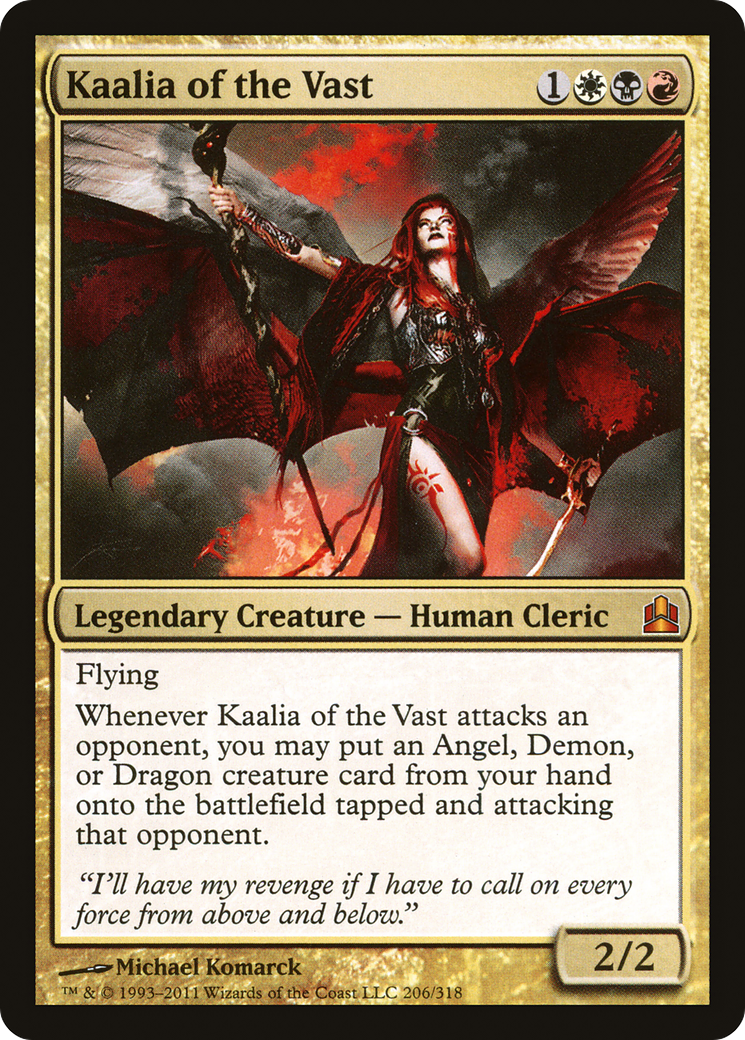 {R} Kaalia of the Vast [Commander 2011][CMD 206] - Misty Mountain Games