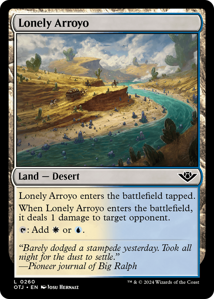 {@C} Lonely Arroyo [Outlaws of Thunder Junction][OTJ 260]