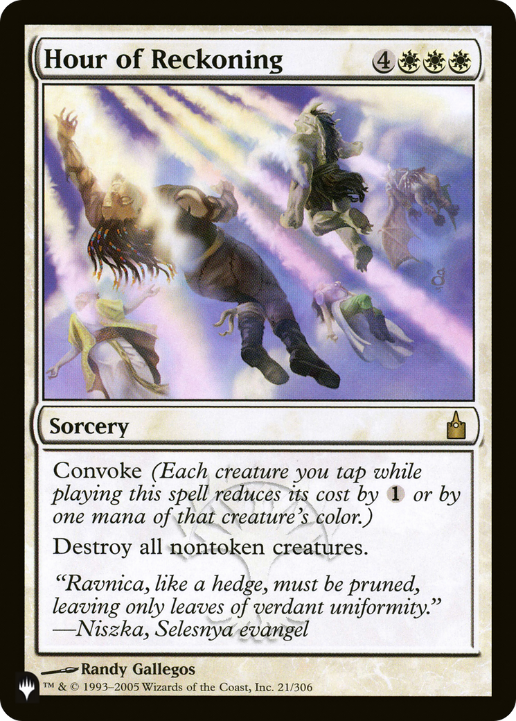 Hour of Reckoning [LIST 21/306]