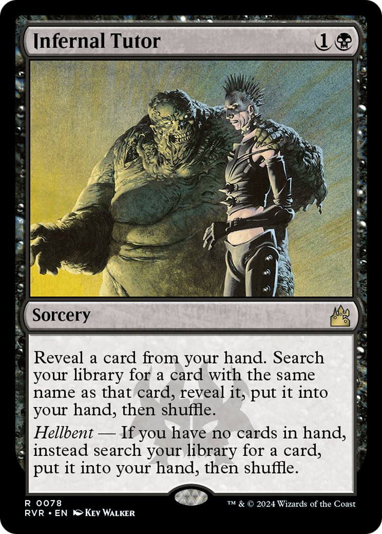 {R} Infernal Tutor [Ravnica Remastered][RVR 078]