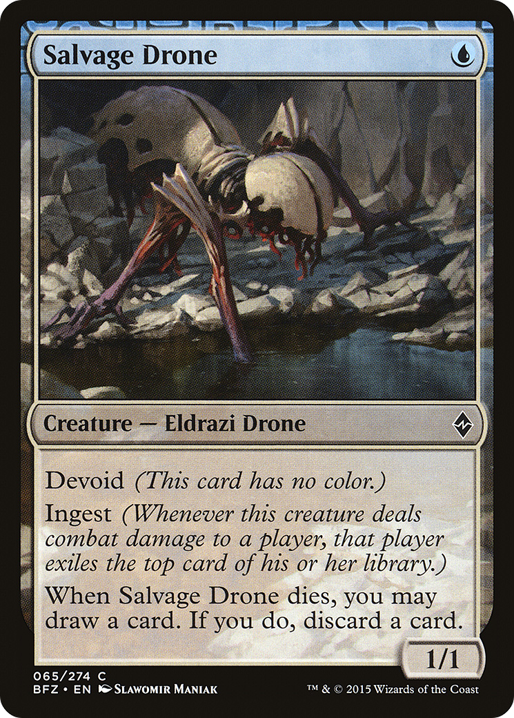 {C} Salvage Drone [Battle for Zendikar][BFZ 065] - Misty Mountain Games
