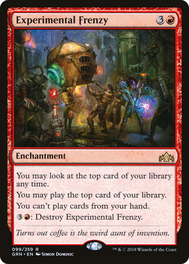 {R} Experimental Frenzy [Guilds of Ravnica][GRN 099]